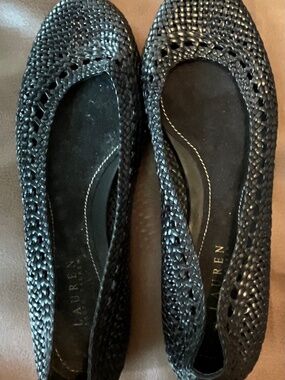 Lauren Leather flats Size 10 run small